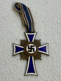 GERMANY THIRD REICH MOTHERS CROSS IN BRONZE