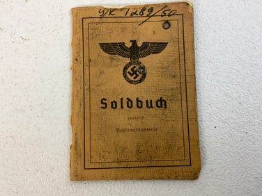 WWII GERMAN ARMY SOLDBUCH - RUSSIAN POW