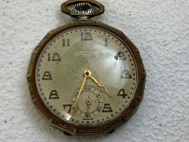 AFRIKA 1942 ENGRAVED SWISS POCKET WATCH