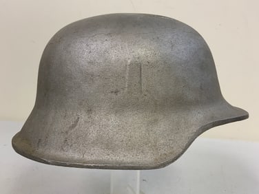 WWII GERMAN CAST METAL HELMET MODEL DISPLAY OR PROTOTYPE FORM