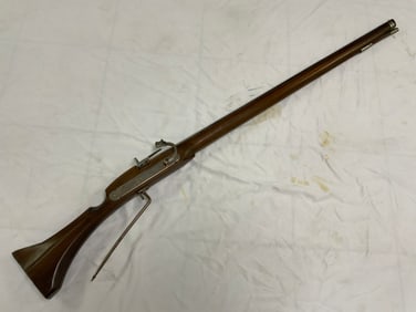 REPRODUCTION 17TH CENTURY MATCHLOCK ARQUEBUS MUSKET WITH CROSSBOW LEVER TRIGGER
