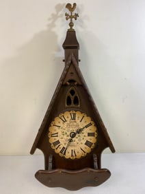 BRISTOL NEW ENGLAND LARGE WALL CLOCK BLACK FOREST STYLE