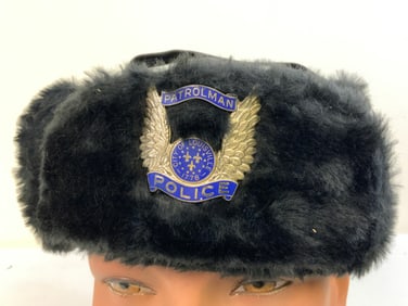 VINTAGE OBSOLITE CITY OF LOUISVILLE KENTUCKY POLICE HAT