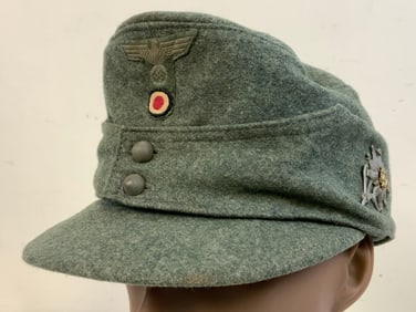 GERMANY THIRD REICH ARMY GEBIRGSJAGER MOUNTAIN TROOPER M43 HAT