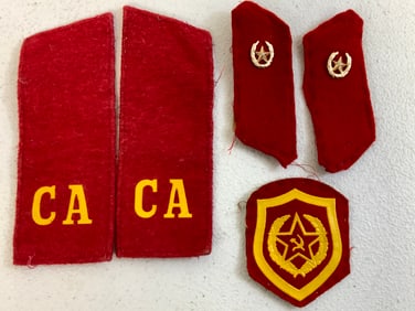 USSR SOVIET ARMY INSIGNIA UNIFORM REMOVED