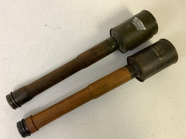 WWI GERMAN STICK GRENADES INERT REPLICA REPRODUCTIONS