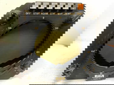 VINTAGE AICRAFT WEATHER RADAR RCA AVQ 21