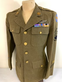 WWII US ARMY AIR CORPS NAMED UNIFORM DRESS TUNIC
