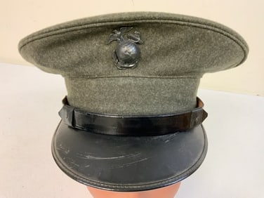 USA VINTAGE USMC DRESS VISOR CAP