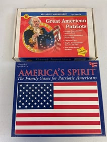 USA PATRIOTIC TABLE GAMES - GREAT AMERICAN PATRIOTS AND AMERICA'S SPIRIT