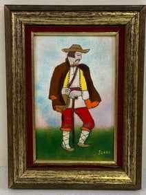 UKRAINE VINTAGE UKRAINIAN GUTSUL ENAMEL ARTWORK