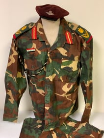 IRAQ SADDAM HUSSEIN ERA IRAQI FIELD MARSHAL OF SPECIAL FORCES CAMO UNIFORM