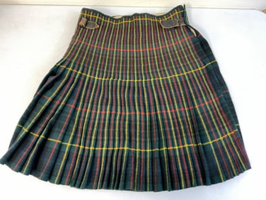 VINTAGE MILITARY CANADIAN SCOTTISH REGIMENT TARTAN SCOTTISH KILT