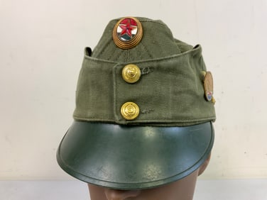 VINTAGE HUNGARIAN ARMY OFFICER CAP