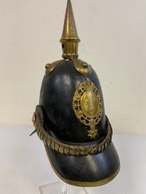 ANTIQUE SWEDISH TALL SPIKE HELMET SWEDEN
