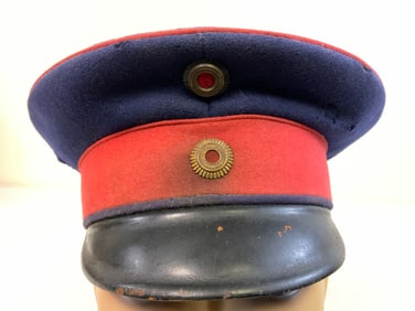 IMPERIAL GERMAN BADEN OFFICER VISOR HAT