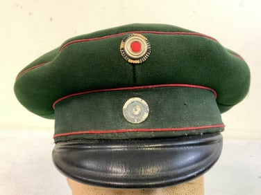 IMPERIAL GERMAN BAVARIAN JAGER OFFICER VISOR HAT