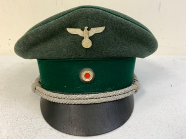 GERMANY THIRD REICH EARLY MODEL FORESTRY OFFICER VISOR HAT