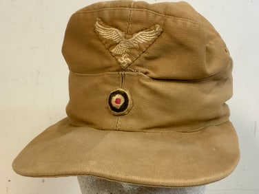WWII GERMAN LUFTWAFFE TROPICAL AFRIKA KORPS CAP