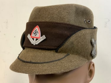 GERMANY THIRD REICH RAD LABOR SERVICE EM/NCO ROBIN HOOD STYLE HAT