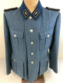 WWII GERMANY THIRD REICH BAHNSCHUTZ POLIZEI NCO OFFICER UNIFORM TUNIC