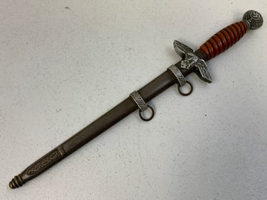 WWII GERMAN LUFTWAFFE OFFICERS DAGGER PAUL WEYERSBERG SOLINGEN