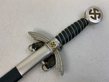 GERMANY THIRD REICH LUFTWAFFE OFFICER PARADE DRESS SWORD BY SMF