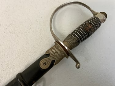 GERMANY THIRD REICH POLICE OFFICER DRESS SWORD EMIL VOOS