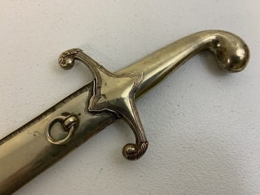 ANTIQUE CRIMEAN WAR ERA TURKISH OFFICER SHAMSHIR KILIJ SWORD