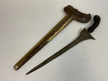 ANTIQUE JAVA INDONESIAN KERIS SHORT SWORD DAGGER
