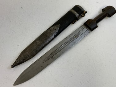 ANTIQUE BLACK SEA COSSACK STYLE CAUCASIAN KINJAL DAGGER