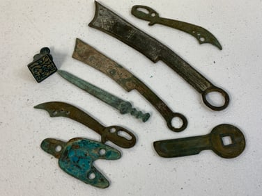 CHINA ANTIQUE BRONZE COINS