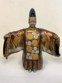 JAPAN VINTAGE HEAVY MIXED METALS STATUE