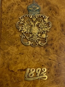 ANTIQUE IMPERIAL RUSSIAN KARELIAN BIRCH CIGARETTE CASE