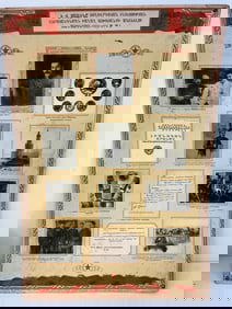 VINTAGE USSR ARMENIAN STALINS LIFE POSTER 1949 DATED