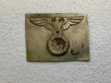 NAZI GERMANY EARLY SS / SA EAGLE INSIGNIA UNFINISHED