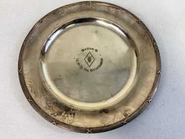 WAFFEN SS 12.PZ.DIV.HITLERJUGEND MARKED SILVER PLATE