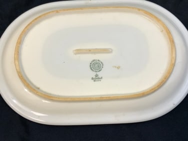 GERMANY THIRD REICH PORCELAIN SERVING PLATE DAF GERMAN LABOR FRONT MARKED