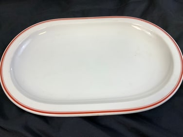 GERMANY THIRD REICH ROSENTHAL SQUAD SIZE SERVING TRAY DAF GERMAN LABOR FRONT MARKED