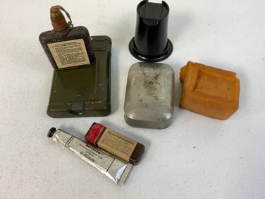 WWII GERMAN MILITARY ARMY , WAFFEN SS FIELD ISSUED ITEMS
