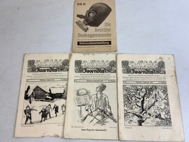 GERMANY THIRD REICH JUGENDLUFT HITLER YOUTH PROPAGANDA PUBLICATION MAGAZINES