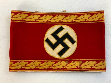 GERMANY THIRD REICH NSDAP NAZI PARTY LEADER ARMBAND KREIS LEVEL