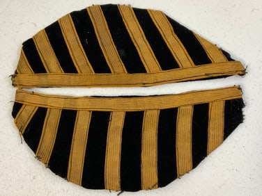 GERMANY THIRD REICH NSDAP MUSICIAN SWALLOW NESTS SHOULDER PATCHES WITH RZM TAG.