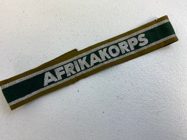 GERMANY THIRD REICH AFRIKAKORPS CUFF TITLE