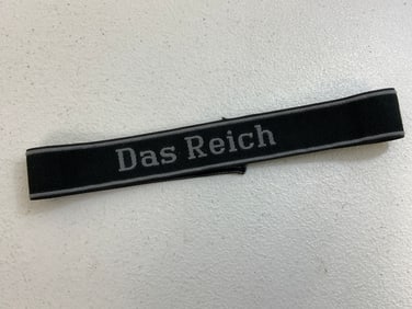 WWII GERMAN WAFFEN SS "DAS REICH" CUFFTITLE