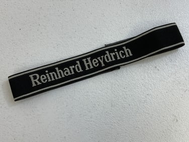 WWII GERMAN WAFFEN SS "REINARD HEYDRICH" CUFFTITLE