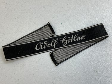 WWII GERMAN WAFFEN SS "ADOLF HITLER" CUFFTITLE