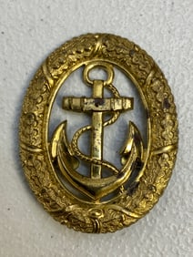 WWII GERMAN KRIEGSMARINE NAVY WACHT WATCH OFFICER BADGE