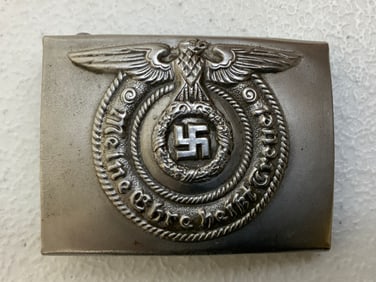 WWII GERMAN SS EM/NCO BELLT BUCKLE