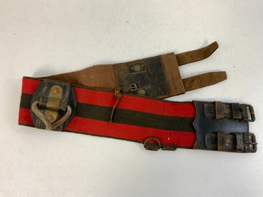 GERMANY THIRD REICH Feuerschutzepolizei FIREFIGHTERS SERVICE BELT